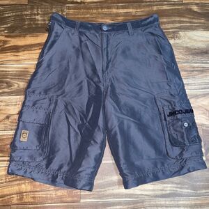 JNCO Jeans Extreme Army Twill EST 1985 Convertible Pants Shorts Skater Skull 34